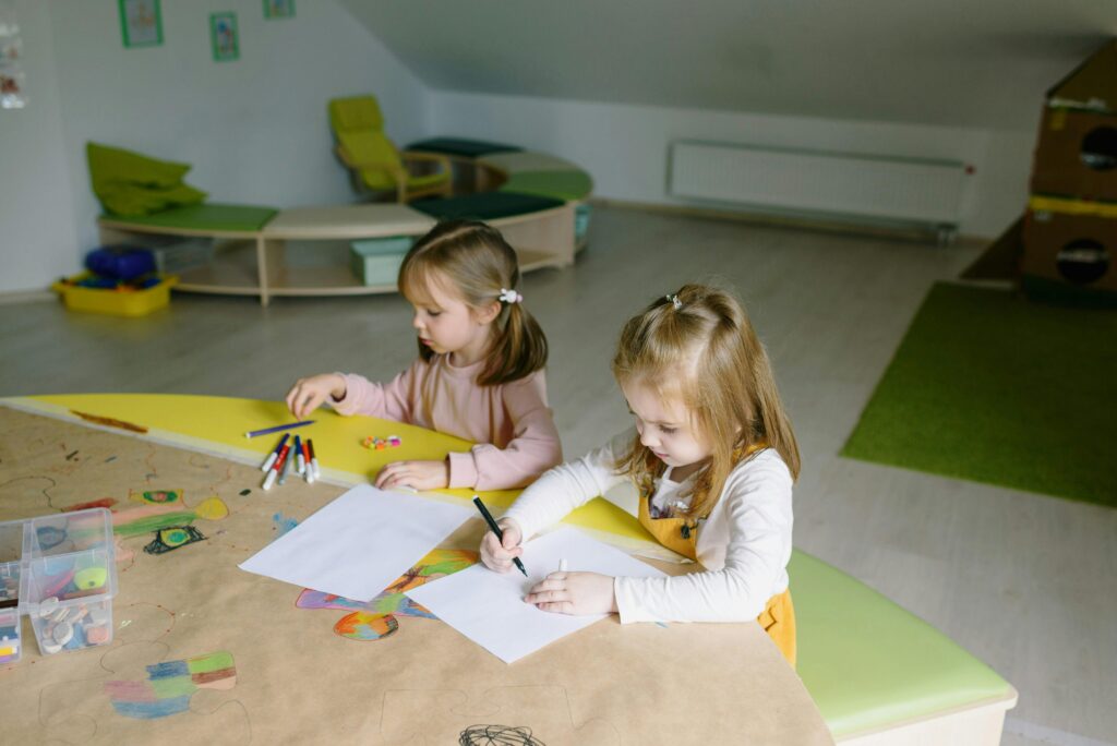 kids in classroom